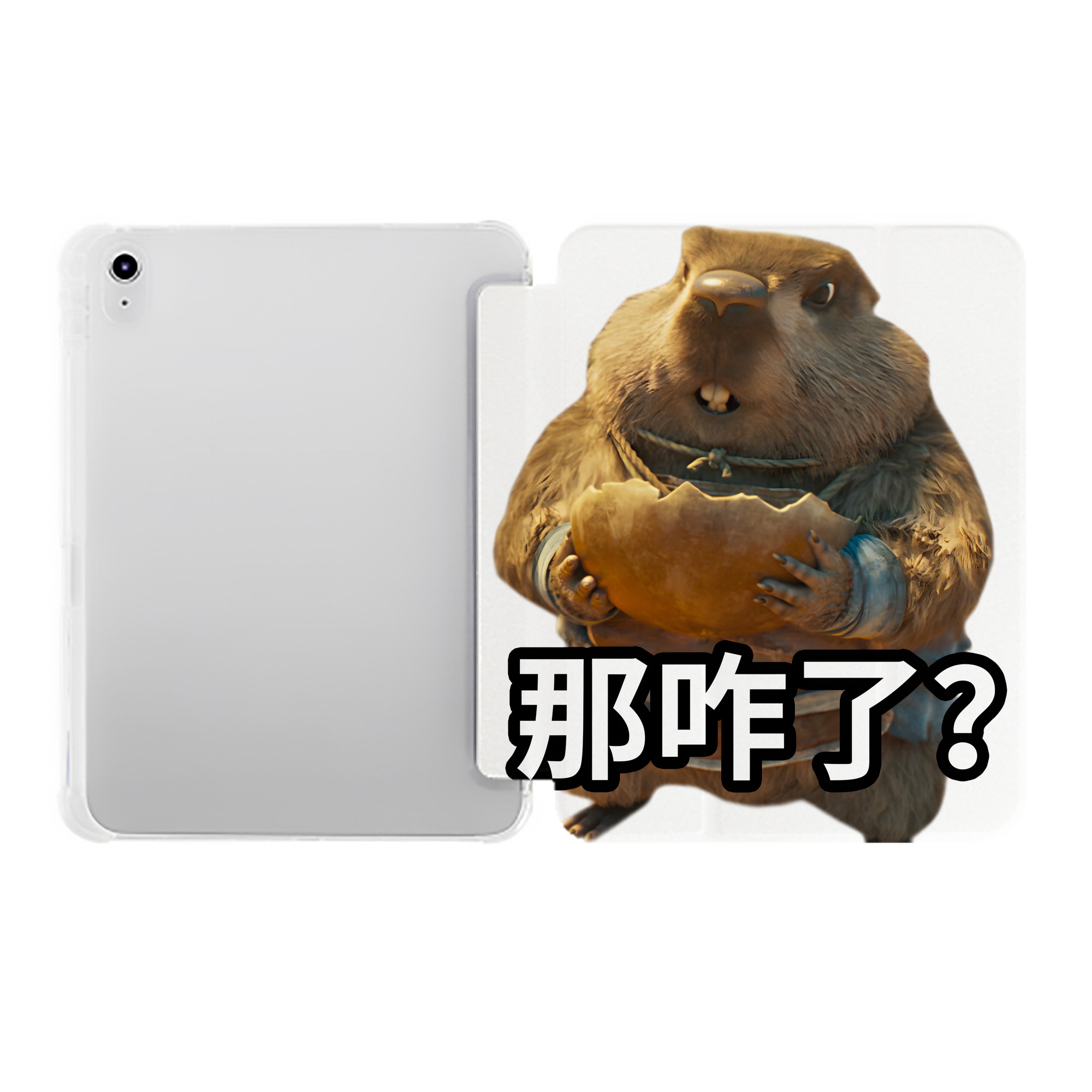 （画像用） Ne Zha 2 ナタ 魔童の大暴れ IPad ケース ペン収納付き 三つ折りスタンド PUレザー×シリコン 対応機種9.5/10.5/10.9インチ